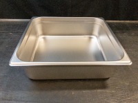 Johnson Rose 57234 2 / 3-Size Steam Table Pan 10 Qt- Lot of 2