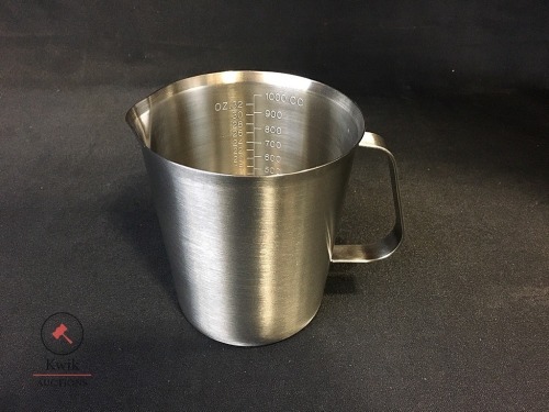 1000ml Stainless Steel Measuring Cup- Lot of 6