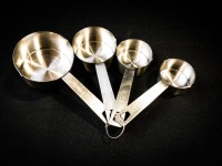Johnson Rose 7325 4-Piece Measuring Spoon Set, 2 Sets