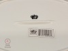 10'' White Oval Narrow Rim Platter - Case of 36 - 5
