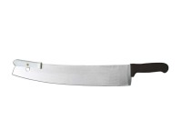 16-INCH PIZZA KNIFE WITH BLACK DOUBLE HANDLE - Omcan 11519