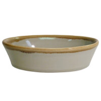 Terrastone 15 oz. Sage Porcelain Oval Baker - 12/Case - Lot of 12