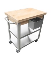 MOBILE FOOD PREPARATION TABLE/CART - Omcan 41516
