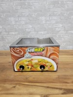 Subway Double Well Hot Soup Warmer - 17.25"W x 15"Dx 11.25"H