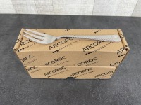 Arcoroc "Leila" Cocktail Forks - Lot of 24