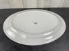 20" Plain Oval White Platters - Lot of 3 - 3