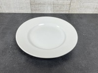 5.5" Plain White Plates - Lot of 36
