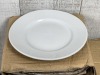 5.5" Plain White Plates - Lot of 30 - 2