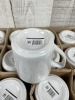 8.75oz Plain White Coffee Mugs - Lot of 24 - 3