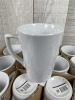 8.5oz Plain White Tall Mugs - Lot of 24 - 3