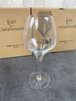 C&S 9oz "Open Up" Sweet Wine Glasses - Lot of 12 (2 Cases)