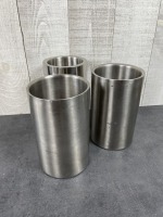 Insulated Stainless Wine Bottle Chillers - Lot of 3