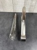 12" Stainless All Purpose Tongs - Lot of 2 - 2