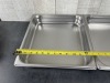 2/3 Stainless 2.5" Deep Food Pans - Lot of 2 - 2