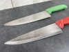 Red and Green Chef's Knives - Lot of 2 - 2