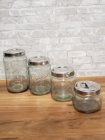 4 Mason Jar Canisters