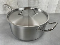 7.5qt Heavy Duty Commercial Induction-Ready Sauce Pot, New