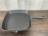 Everyday Essentials Residential 9" Square Ribbed Cast Iron Pan, New - 2