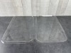 Clear Acrylic Trays - Lot of 2