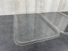 Clear Acrylic Trays - Lot of 2 - 2