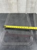 Clear Acrylic Trays - Lot of 2 - 4
