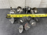 Misc Small Funnels & Strainers - Lot of 12