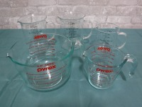 Glass Measuring Cups - Lot of 5 Pieces