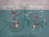 Glass Measuring Cups - Lot of 5 Pieces