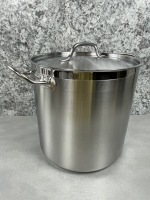 Heavy Duty Stainless 20qt Stock Pot with Lid