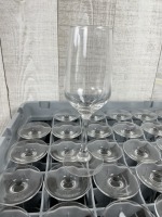 49 Compartment Dishwasher Rack - inlcudes (49) Arcoroc 6oz Champagne Flutes