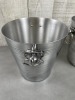 Aluminum Champagne Buckets - Lot of 2 - 2