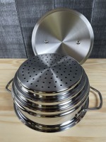 Paderno 3.2qt Stainless Steamer, New - Made In Canada