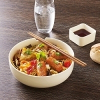 Gourmand Express 36.5oz Porcelain Chopstick Noodle Bowl, Arcoroc N5985 - Lot of 12