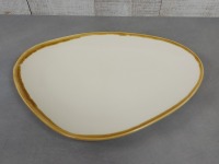 11.5" x 8" Terrastone White Porcelain Oval Platter, Arcoroc FJ546 - Lot of 12