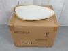 11.5" x 8" Terrastone White Porcelain Oval Platter, Arcoroc FJ546 - Lot of 12