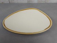 10" x 7" Terrastone White Porcelain Oval Platter, Arcoroc FJ547 - Lot of 12