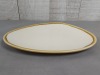 10" x 7" Terrastone White Porcelain Oval Platter, Arcoroc FJ547 - Lot of 12 - 2