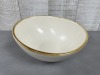 8.5" Terrastone 35oz White Porcelain Bowls, Arcoroc FJ552 - Lot of 12