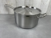 10qt Heavy Duty Commercial Induction-Ready Sauce Pot, New