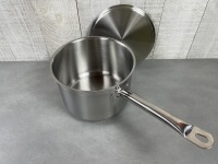 3.5qt Heavy Duty Commercial Induction-Ready Sauce Pot, New