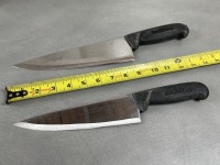 Used, Sharpened Knives (Black) - Lot of 2