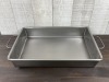 12" x 18" x 3.5" Heavy Carbon Steel Strapped Roasting Pan - 2