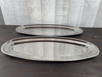23.5" Stainless Fish Platters - Lot of 2