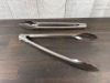 12" Heavy Duty Stainless Tongs - Lot of 2 - 2