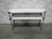 14" x 48" Double Stainless Overshelves, Thorinox TDOS-1448-SS