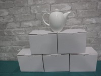 Fortessa White Teapots - Lot of 6