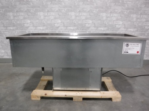 47" x 18" Narrow Two Pan Drop In Refrigerated Cold Food Well