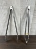16" Heavy Duty Stainless Tongs - Lot of 2 - 2
