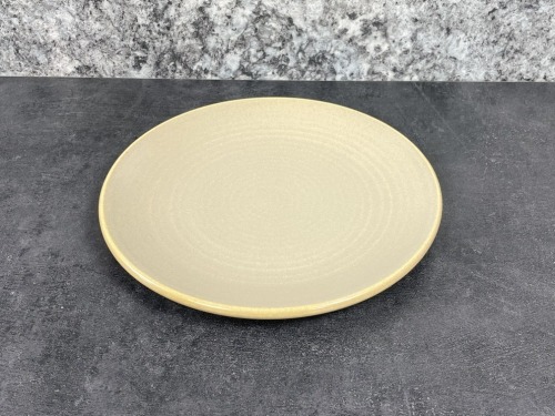 Dudson Evo Sand 8-1/8" Coupe Plates - Lot of 24