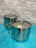 Stainless Stock Pots - Lot of 2